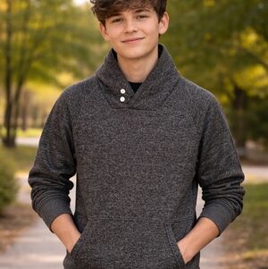 On Running Charcoal Turtleneck Sweater